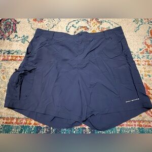 Columbia PFG Men's Deep Blue Shorts 6”